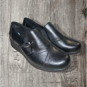 Baretraps Shoes Womens Loafers Comfort Wedge Heels Black Work Casual Size 7.5